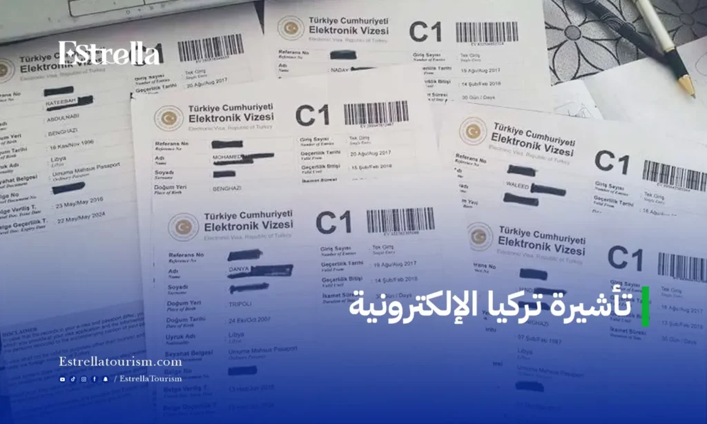 تأشيرة تركيا الإلكترونية 1