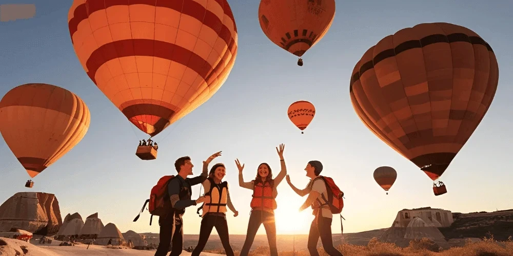 مغامرة مناطيد في كابادوكيا ضمن خدمة حجز الفنادق وتذاكر الطيران إلى تركيا